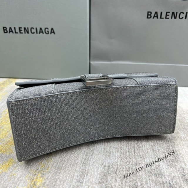 Balenciaga專櫃爆款新閃閃沙漏包 巴黎世家原單手提肩背包 8896閃金 fyj1247